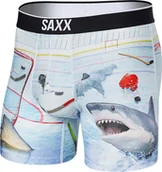 Majtki męskie - SAXX Bokserki męskie sportowe SAXX VOLT Boxer Brief - Hokej - błękitny S - miniaturka - grafika 1