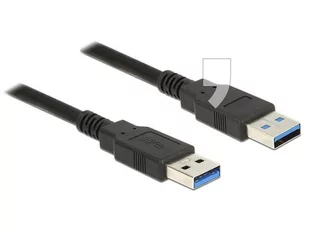 Delock Kabel USB 3.0 5m AM-AM czarny AKDEKKU30000030 - Kable USB - miniaturka - grafika 1