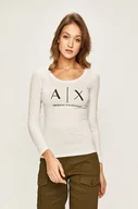 Koszulki i topy damskie - Giorgio Armani Exchange Exchange - Longsleeve - miniaturka - grafika 1