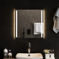 Lustra - vidaXL Lustro łazienkowe z LED, 50x50 cm - miniaturka - grafika 1