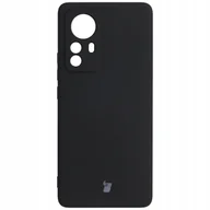 Etui i futerały do telefonów - Bizon Etui Case Silicone Xiaomi 12 Pro czarne BCSXIA12PBK - miniaturka - grafika 1