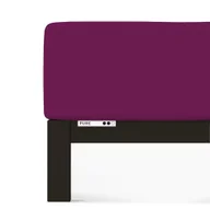 Prześcieradła - Prześcieradło Schlafgut Pure Standard 90x190-100x220 cm Purple Deep 542 - miniaturka - grafika 1