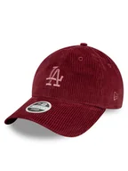 Czapki i chusty sportowe męskie - New Era Czapka z daszkiem Los Angeles Dodgers Cord 9Twenty 60595359 Bordowy - miniaturka - grafika 1