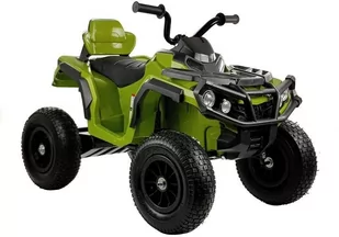 Import LEANToys Quad na Akumulator BDM0906 Pompowane Koła Zielony 4119 - Pojazdy elektryczne dla dzieci - miniaturka - grafika 1