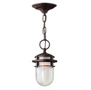 Lampy ogrodowe - Elstead Lighting Reef 1Lt Chain Lantern Victorian Bronze HK/REEF8 VZ Lampa wisząca ogrodowa IP23 stylowa HK/REEF8 VZ) - miniaturka - grafika 1