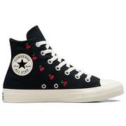 Trampki damskie - Buty Converse Chuck Taylor All Star Cherries A08142C - czarne - miniaturka - grafika 1