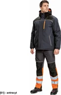 Odzież robocza - CERVA KNOXFIELD WINTER - męska, dziana, dwustronna kamizelka z odpinanym kapturem - antracyt/żółty S - miniaturka - grafika 1