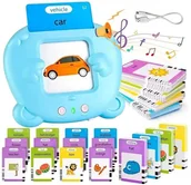 Zabawki interaktywne dla dzieci - CZYTNIK KART ANGIELSKIEGO ZABAWKA DO WCZESNEJ NAUKI JĘZYKA 224 SŁÓWEK KARTY - miniaturka - grafika 1