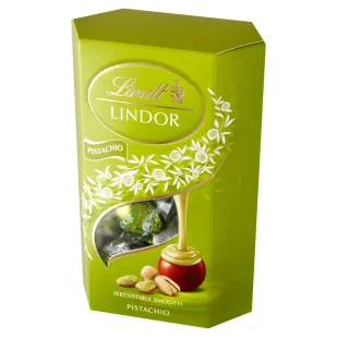 Lindt Bombonierka Lindor Pistacjowe 200g E480-82653 - Bombonierki i czekoladki - miniaturka - grafika 1