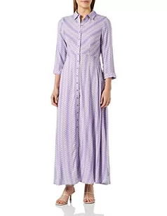 YAS Damska sukienka Yassavanna Long Shirt Dress S. Noos, Bougainvillea/Aop: nadruk boho, XL - Sukienki - miniaturka - grafika 1