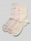 Skarpetki damskie - Skarpety z mieszanki bawełny w zestawie 3 szt. - miniaturka - grafika 1