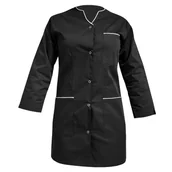 Odzież medyczna - Żakiet medyczny kosmetyczny damski czarny lamówka biała rękaw 3/4 54 - miniaturka - grafika 1