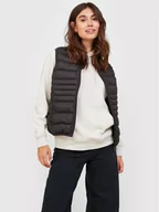 Kamizelki damskie - JJXX Kamizelka Basi 12218318 Czarny Regular Fit - miniaturka - grafika 1