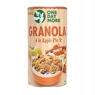 Płatki śniadaniowe i musli - OneDayMore Granola jabłkowa ala Apple Pie 400g - miniaturka - grafika 1