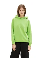 Bluzy damskie - TOM TAILOR Denim Bluza damska, 12318 - Liquid Lime Green, XS - miniaturka - grafika 1