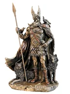 Figurki dekoracyjne - ODYN Z WILKAMI NAJWYŻSZY BÓG NORDYCKI, FIGURKA VERONESE - miniaturka - grafika 1