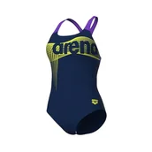 Stroje kąpielowe - Arena Feel Wake Swim PRO Back Damski kostium kąpielowy - miniaturka - grafika 1