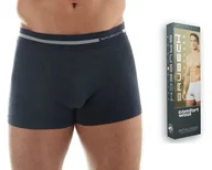 Majtki męskie - Bokserki męskie COMFORT WOOL BX10430 BRUBECK r XXL - miniaturka - grafika 1