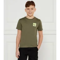 Koszulki dla chłopców - Calvin Klein Jeans T-shirt Regular Fit - miniaturka - grafika 1