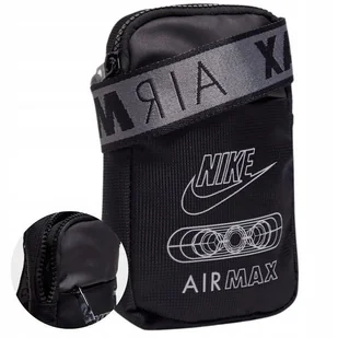 Nike Czarna Nerka Saszetka Na Ramię Air Max Nsw Crossbody Fq0232 010 - Nerki - miniaturka - grafika 1