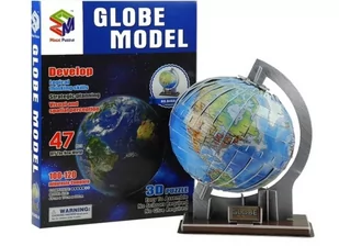 Lean Toys Puzzle 3D Globus - Puzzle - miniaturka - grafika 1