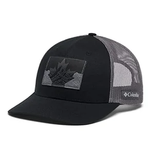 Columbia Zamknięcie zatrzaskowe unisex – niska czapka, Black Canadian Rockies, jeden rozmiar - Czapki damskie - miniaturka - grafika 1