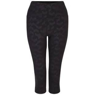 Legginsy damskie 3/4 Dare 2b Influential 3/4 Rozmiar: S / Kolor: czarny/szary - Spodnie sportowe damskie - miniaturka - grafika 1