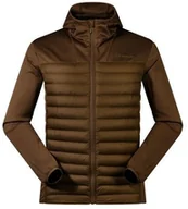 Kurtki męskie - Kurtka hybrydowa męska Berghaus Vaskye Hooded Hybrid Jacket roz. L brązowa - miniaturka - grafika 1