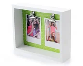 Ramki na zdjęcia - NA TEST Ramka FUNNY 2 zdjęcia TD19G zielona RTD19G - miniaturka - grafika 1