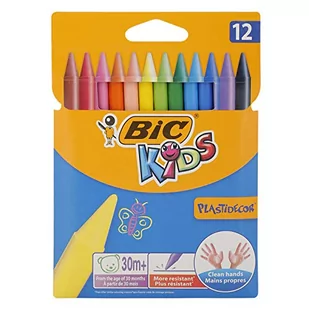 BIC Kredki 12kol Plastidecor KIDS - Przybory szkolne - miniaturka - grafika 1