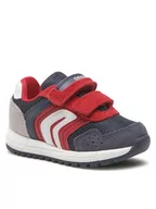 Buty dla chłopców - Geox Sneakersy B Alben Boy B043CD020FUC7217 M Czerwony - miniaturka - grafika 1