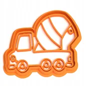 Formy do ciast - Foremka Ciężarówka z betonem Betoniara Pojazdy - miniaturka - grafika 1