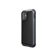 Etui i futerały do telefonów - X-Doria Raptic Lux - Etui aluminiowe iPhone 12 Mini (Drop test 3m) (Black Carbon Fiber) - miniaturka - grafika 1