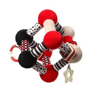 BABYONO Babyono zabawka edukacyjna TINY YOGA CUBE C MORE 782 - Gryzaki dla dzieci - miniaturka - grafika 1