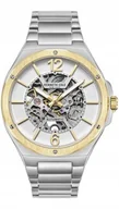 Zegarki męskie - Zegarek męski KENNETH COLE KCWGL2220704 stalowy klasyczny skeleton - miniaturka - grafika 1