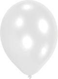 Balony i akcesoria - Amscan Balony &quot;Classic&quot; białe 8&quot; 10 szt 6429 - miniaturka - grafika 1