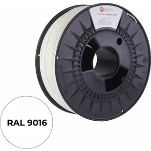 Filament do drukarki 3D C-TECH PREMIUM LINE, PLA, RAL9016, 1,75mm, 1kg, Traffic white - Filamenty i akcesoria do drukarek 3D - miniaturka - grafika 1
