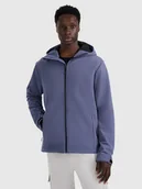 Kurtki i kamizelki sportowe męskie - 4F Kurtka softshell wiatroodporna membrana 5000 męska - granatowa 3XL - miniaturka - grafika 1