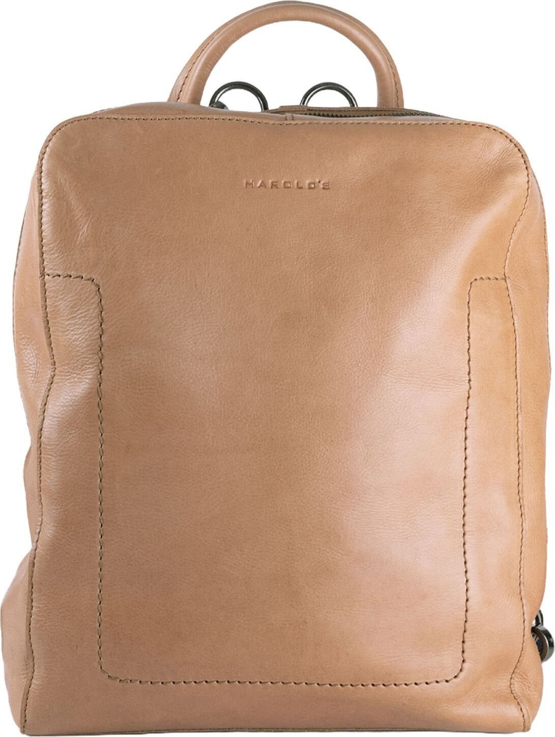 Skórzany plecak rekreacyjny HAROLD'S Caugio Backpack Camel jasnobrązowy
