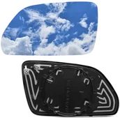 Lusterka samochodowe - WKŁAD LUSTERKA LEWY GRZANY POLO 9N3 2005-2009 P-ń - miniaturka - grafika 1