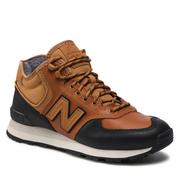 Buty sportowe damskie - Sneakersy NEW BALANCE - MH574XB1 Brązowy - miniaturka - grafika 1