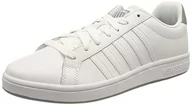 Trampki męskie - K-Swiss Męskie trampki Court TIEBREAK Sneaker, białe/Frost Gray, 41,5 EU - miniaturka - grafika 1