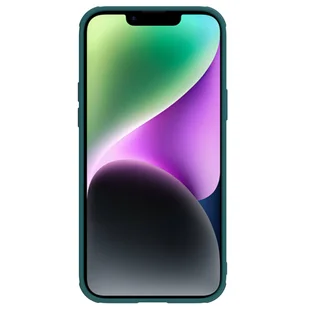 Nillkin CamShield Leather S Case etui iPhone 14 pokrowiec z osłoną na aparat zielone - Etui i futerały do telefonów - miniaturka - grafika 2