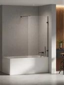 Parawany nawannowe - Parawan nawannowy New Trendy Eventa 90x150 uniwersalny czarny/chrom EXK-5691-WP - miniaturka - grafika 1