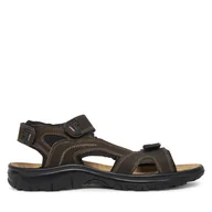 Sandały męskie - Sandały Marco Tozzi 2-18400-42 Brązowy - miniaturka - grafika 1