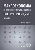 Ekonomia - CeDeWu Makroekonomia ze szczególnym uwzględnieniem polityki pieniężnej - Marian Noga - miniaturka - grafika 1