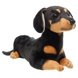 Chinchilla, pies naturalistyczny, 31 cm - Maskotki i pluszaki - miniaturka - grafika 1