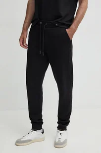 Calvin Klein spodnie dresowe bawełniane kolor czarny z aplikacją K10K113579 - Spodnie męskie - miniaturka - grafika 1