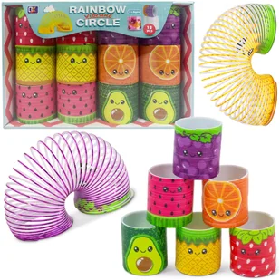 Sprężyna Owoce 12 Sztuk - Klocki - miniaturka - grafika 1