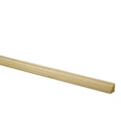 Listwy przypodłogowe - Ćwierćwałek sosna/świerk 400 g, 12 x 12 x 2000 mm - miniaturka - grafika 1